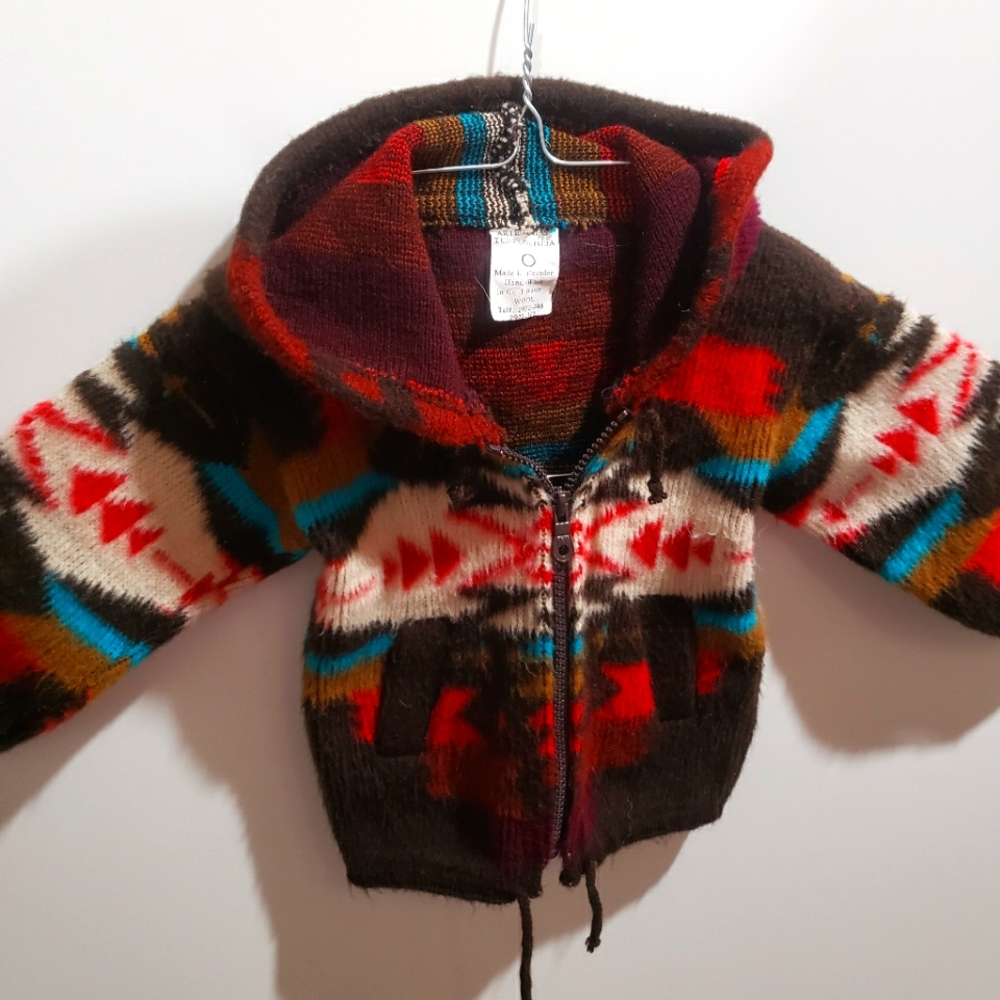 Girl or Boy's Artesanias Tuntaquimba Western Wool Jacket